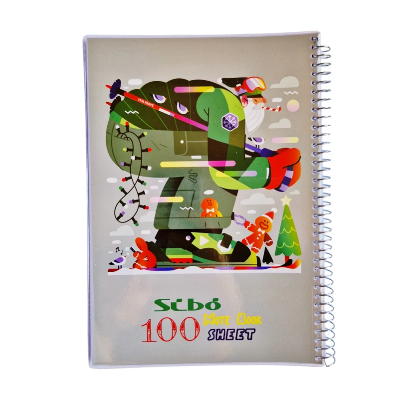 دفتر مشق 100 برگ سیبو مدل A31 اسکی