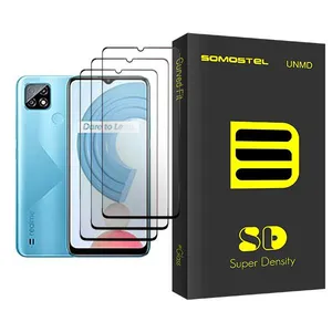 Somastel SD Glass MIX003 Screen Protector For Realme C21 Pack Of 3