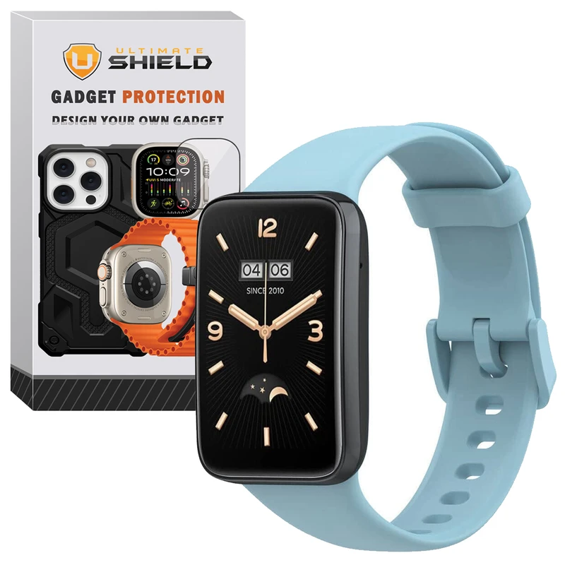 بند آلتیمیت شیلد مدل SIC Special Teal مناسب برای ساعت هوشمند شیائومی Mi Band 7 Pro