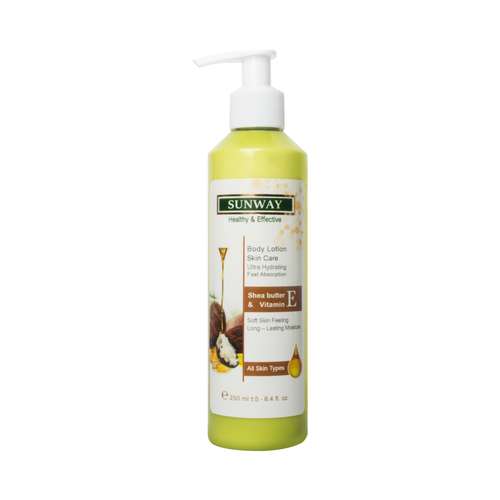 لوسیون بدن سان وی مدل Shea Butter  حجم 250 میلی لیتر