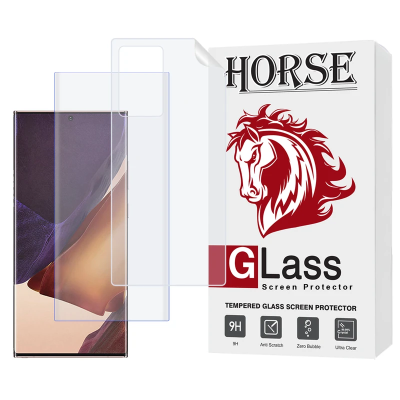 محافظ صفحه نمایش یووی هورس مدل UVNANOMTBH مناسب برای گوشی موبایل سامسونگ Galaxy Note 20 Ultra 4G / Note 20 Ultra 5G به همراه محافظ پشت گوشی