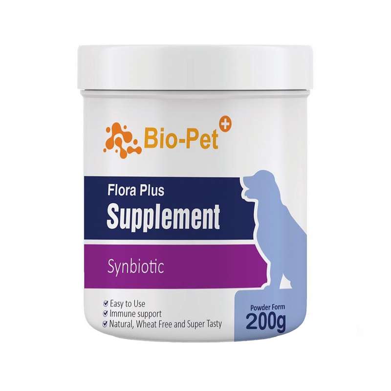 پودر مکمل سگ بایو پت مدل Flora Plus وزن 200 گرم پودر مکمل سگ بایو پت مدل Flora Plus وزن 200 گرم