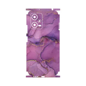 MAHOOT Purple Marble-FullSkin Cover Sticker for Xiaomi Redmi Note 12 5G