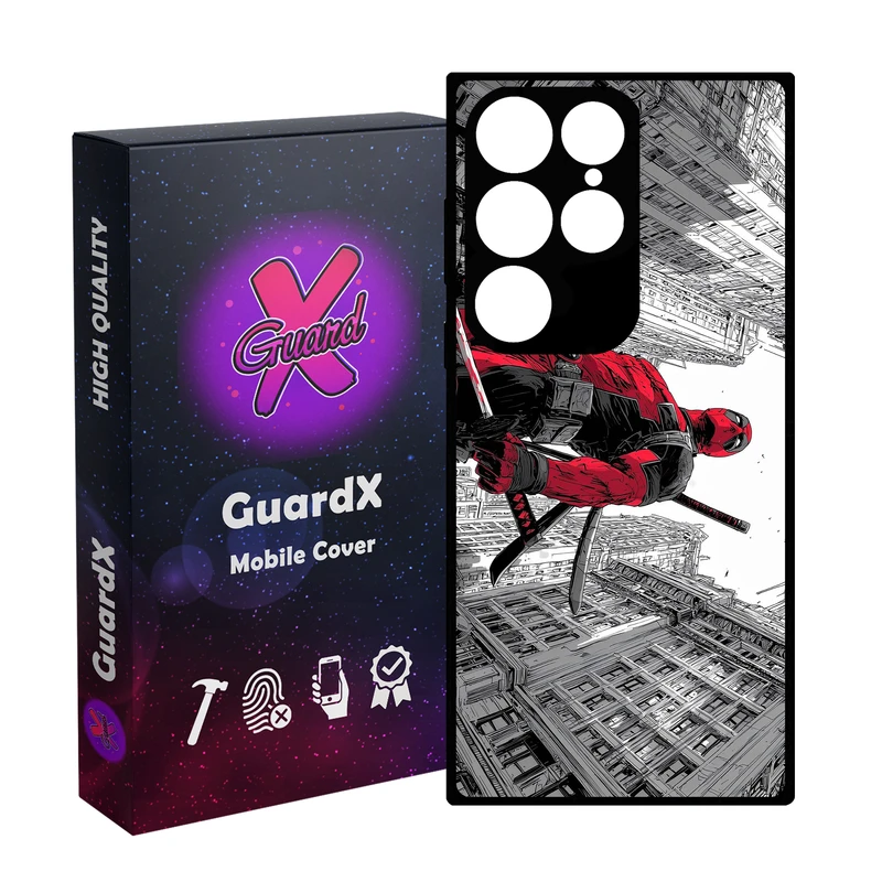کاور گارد ایکس طرح Deadpool مدل 11081 مناسب برای گوشی موبایل سامسونگ Galaxy S24 Ultra