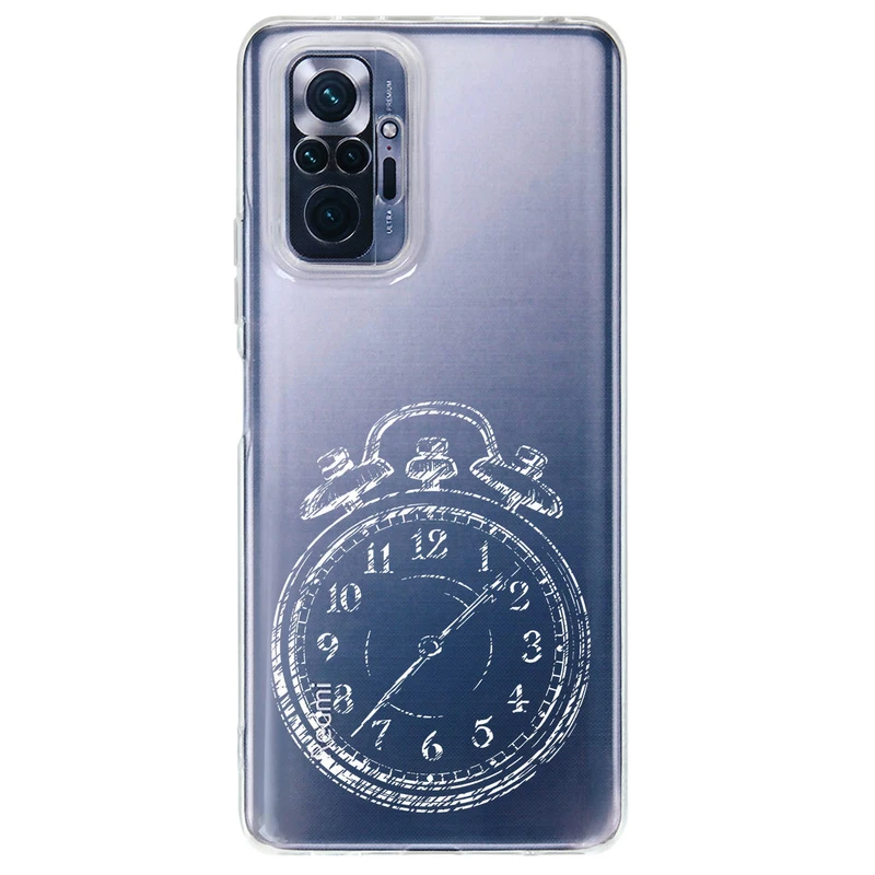 کاور مگافون طرح ساعت مدل C64-W مناسب برای گوشی موبایل شیائومی Redmi Note 10 Pro / 10 Pro Max