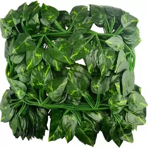 گل مصنوعی مدل ریسه برگ خطی پتوس ریز بسته 6 عددی