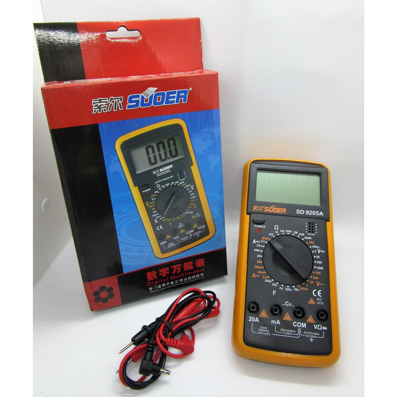 مولتی متر دیجیتال سوئر مدل SD-9208A مولتی متر دیجیتال سوئر مدل SD-9208A