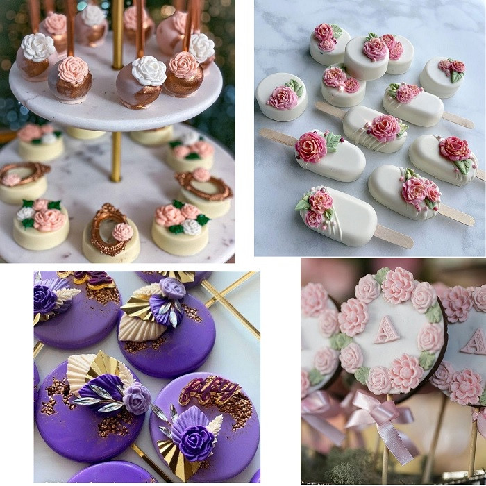 سیلیکون قالب گیری به گز مدل گلها