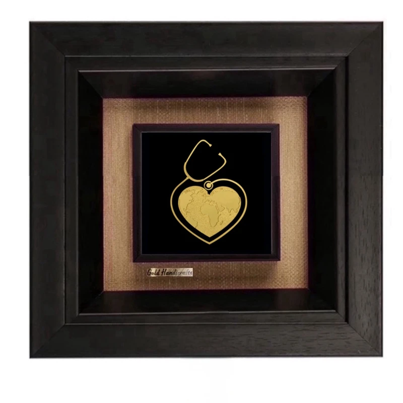 تابلو طلاکوب زرکات طرح روز پزشک مدل F214