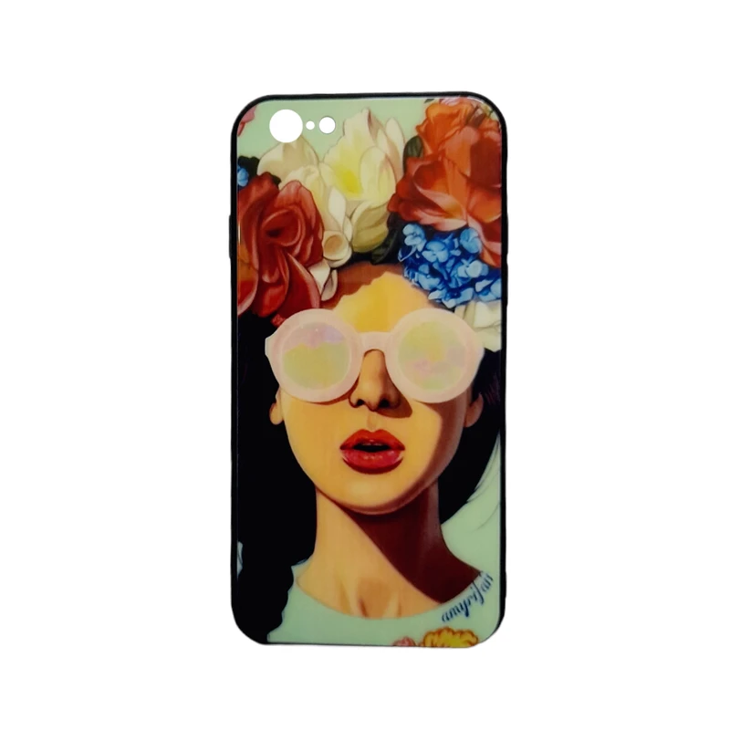 کاور طرح پشت شیشه ای کد 6 مناسب برای گوشی موبایل اپل Iphone 6 / 6s