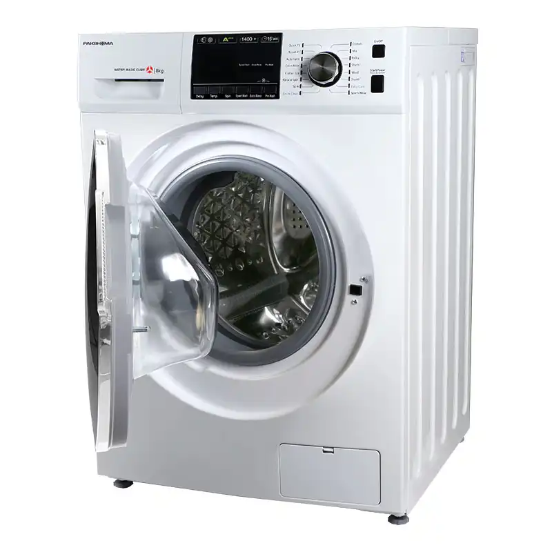 ماشین لباسشویی پاکشوما مدل BWF 40804 WT ظرفیت 8 کیلوگرم