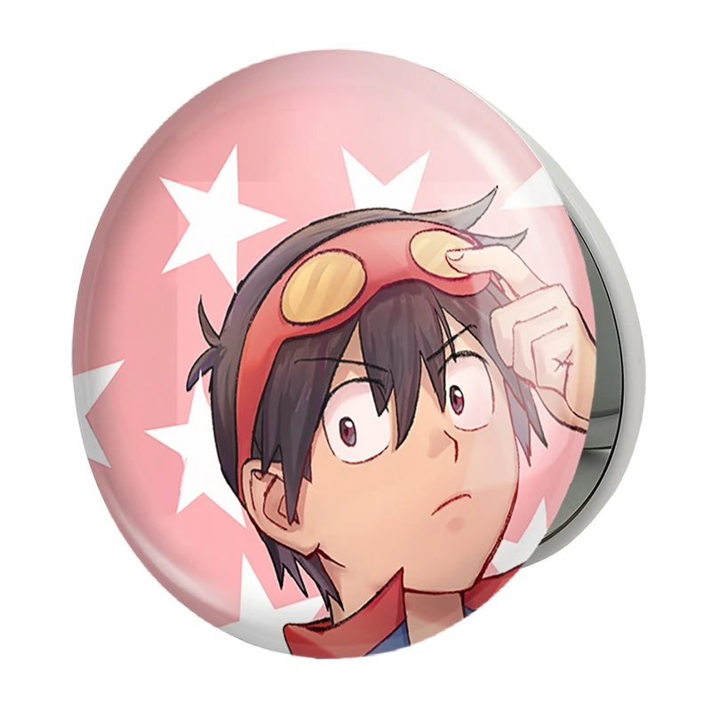 آینه جیبی خندالو طرح سیمون انیمه گورن لاگان مدل تاشو کد 32313