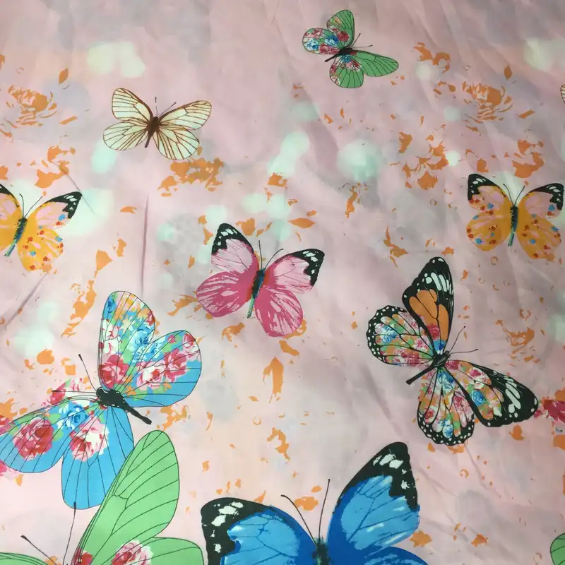 پارچه ملحفه کوکو جم مدل پروانه