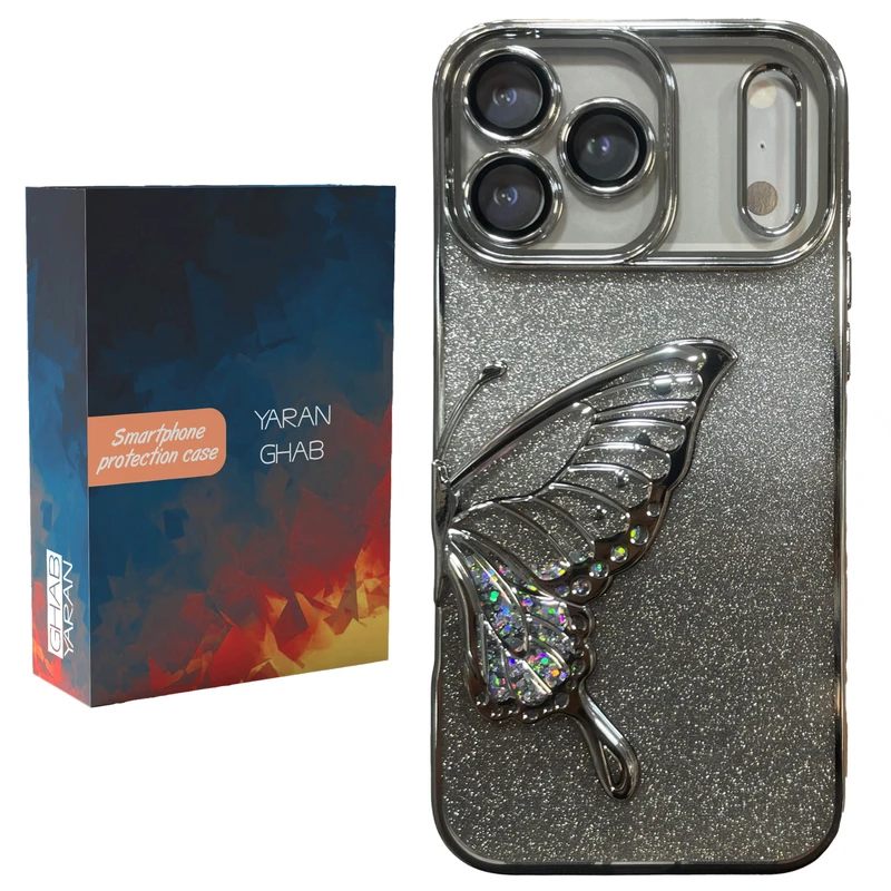 کاور قاب یاران مدل پروانه اکواریومی مناسب برای گوشی موبایل اپل iPhone 17 Pro 