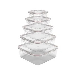 ظرف نگهدارنده ویرو پلاستیک مدل ایزی لاک کد 110 بسته 5 عددی