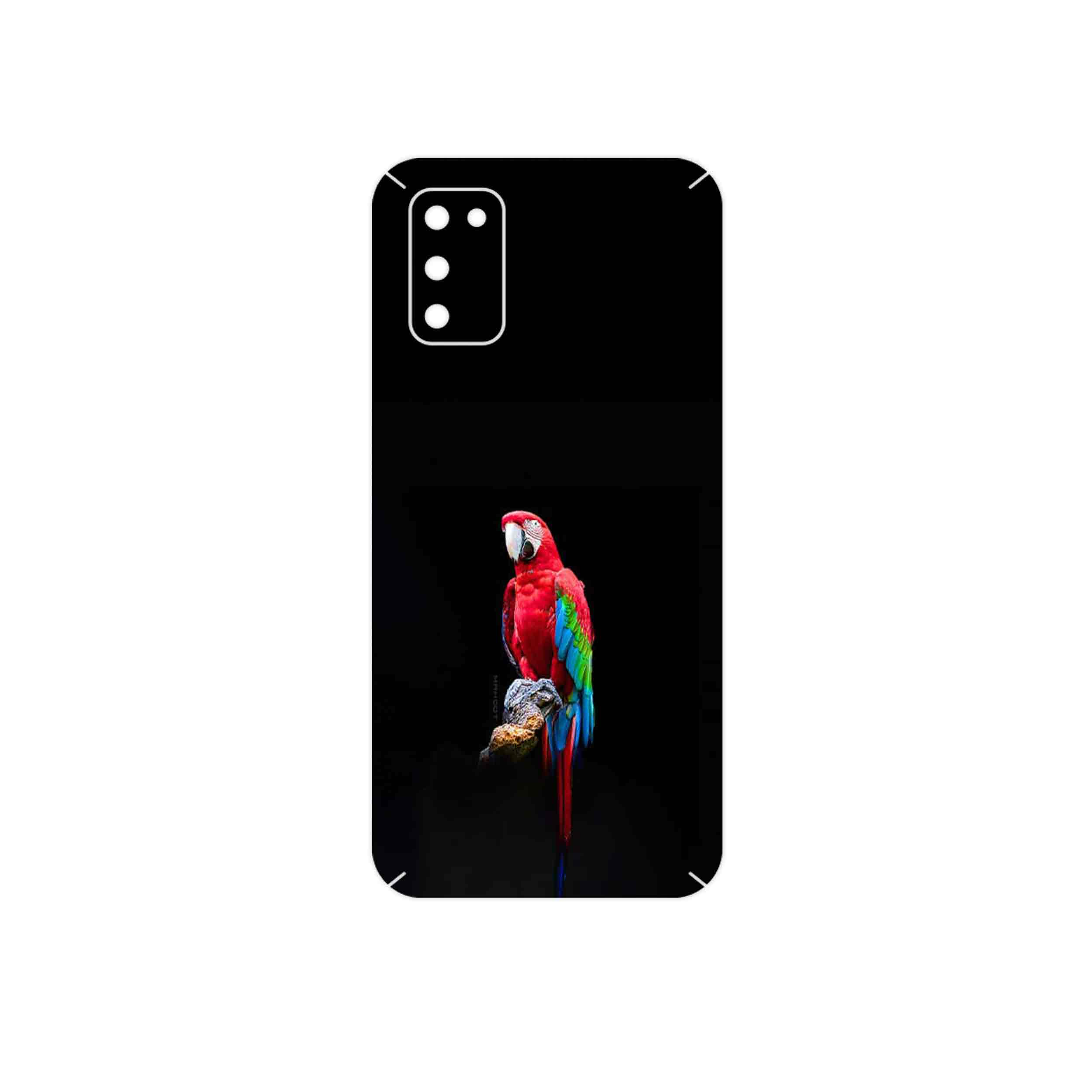 برچسب پوششی ماهوت مدل Parrot مناسب برای گوشی موبایل سامسونگ Galaxy A02S