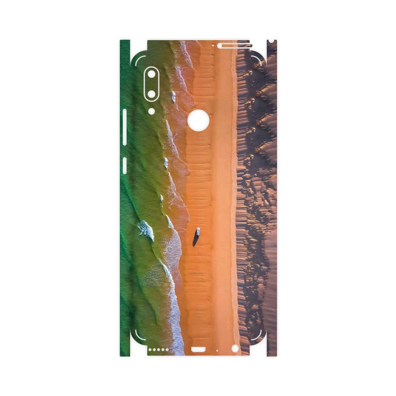برچسب پوششی ماهوت مدل Beach and Green Sea-FullSkin مناسب برای گوشی موبایل هوآوی P Smart 2019