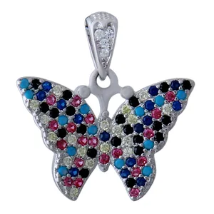     آویز گردنبند نقره زنانه بازرگانی میلادی کد PKR-123