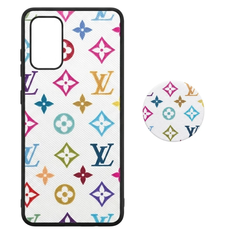 کاور کد B1074 مناسب برای گوشی موبایل سامسونگ Galaxy A02s به همراه پاپ سوکت 