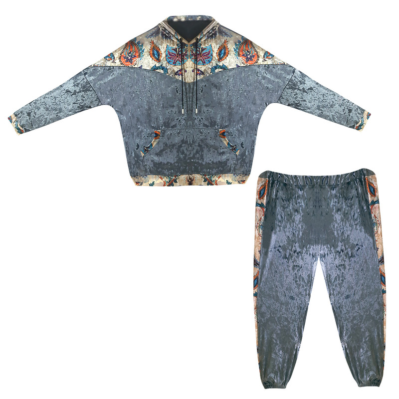 ست هودی و شلوار زنانه مدل 001