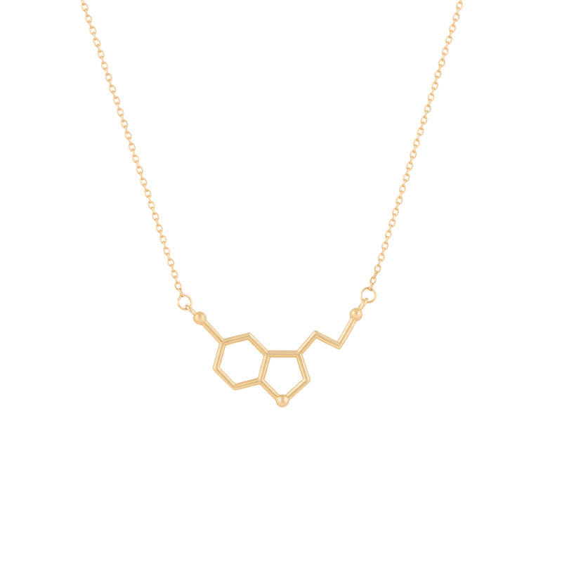 گردنبند طلا 18 عیار زنانه با زنجیر کابلی بان گالری مدل سروتونین