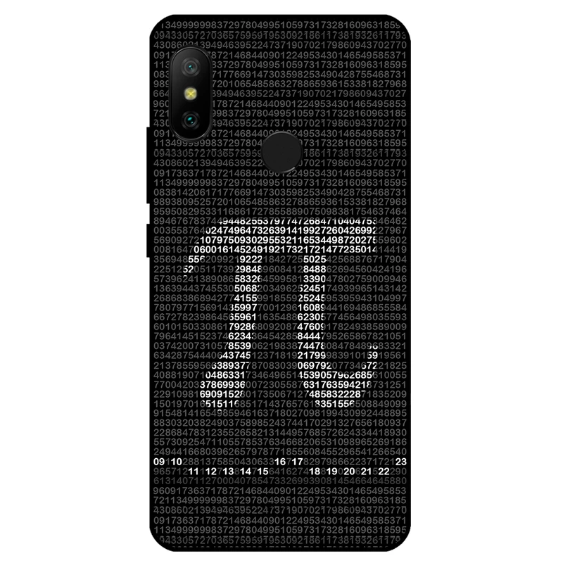 کاور مگافون طرح عدد پی مدل 7240 مناسب برای گوشی موبایل شیائومی Mi 8 SE