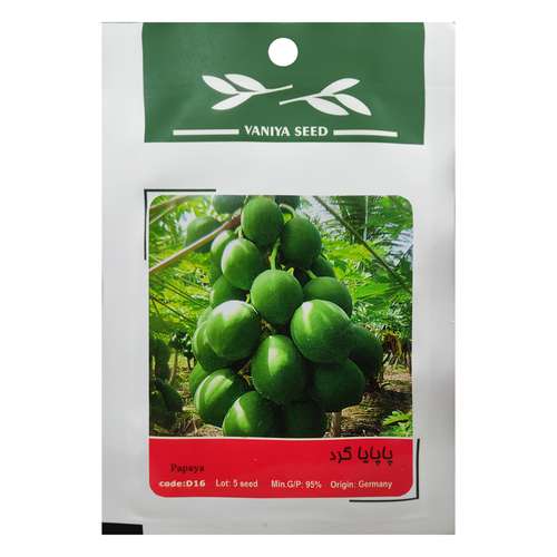 بذر میوه پاپایا گرد وانیا سید مدل D16