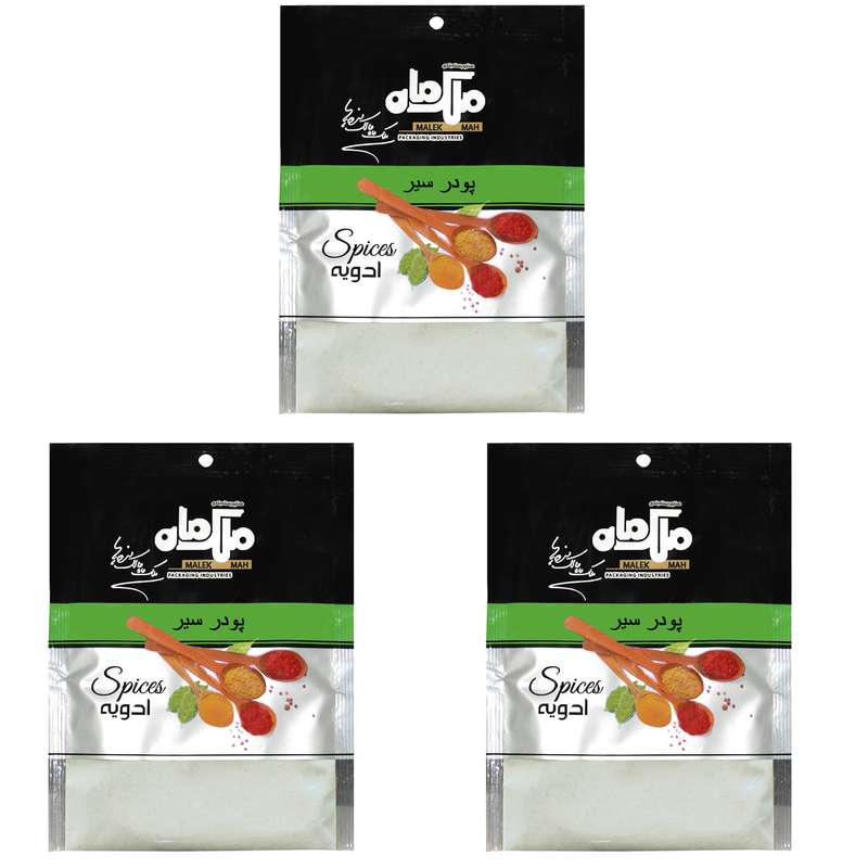 پودر سیر ملک ماه- 40 گرم بسته 3 عددی
