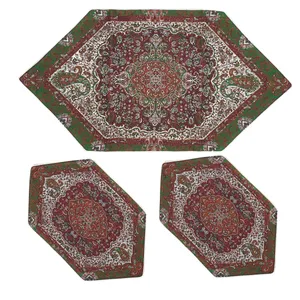 ست سه تکه رومیزی ترمه مدل چهلستون کد RF3-3