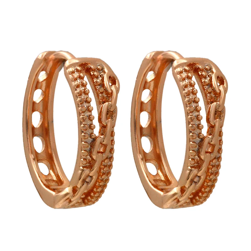 گوشواره زنانه ژوپینگ مدل زنجیری کد TE-212