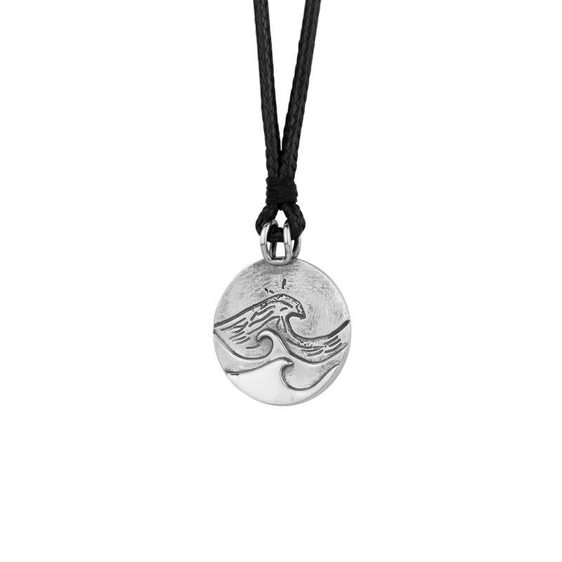 گردنبند نقره مردانه مدل موج کد NSi-1039 گردنبند نقره مردانه مدل موج کد NSi-1039