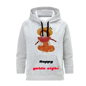 هودی زنانه مدل دختر یلدایی کد B174 رنگ طوسی