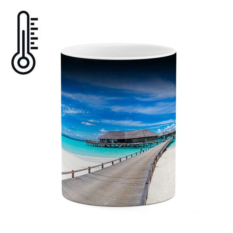 ماگ حرارتی کاکتی مدل منظره کد mgh17397