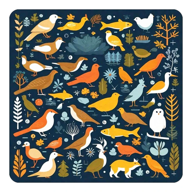 مگنت کاکتی طرح حیوانات رنگی مدل mp26139