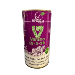 کود کامل NPK 15-5-30 پتاسیم بالای زرین کود مدل Veranoوزن 1کیلوگرم