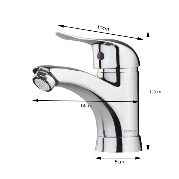 ست شیرآلات زدوار مدل مونیکا مجموعه 4 عددی