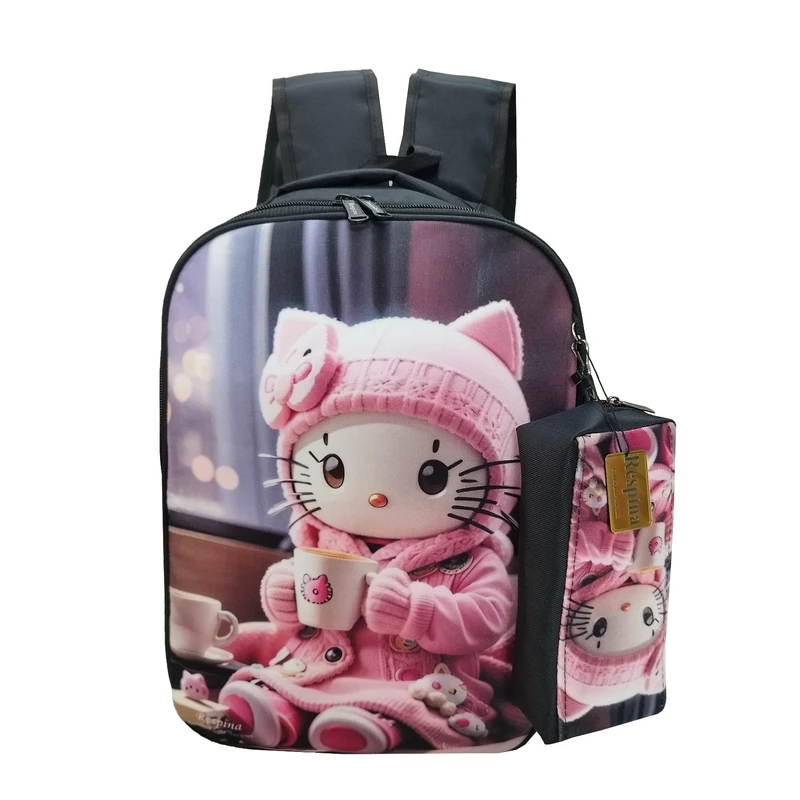 عکس شماره 2 : کوله پشتی مدل کیتی به همراه جامدادی