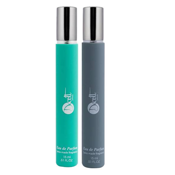 عطر جیبی مردانه دکلت مدل 297 حجم 15 میلی لیتر مجموعه 2 عددی