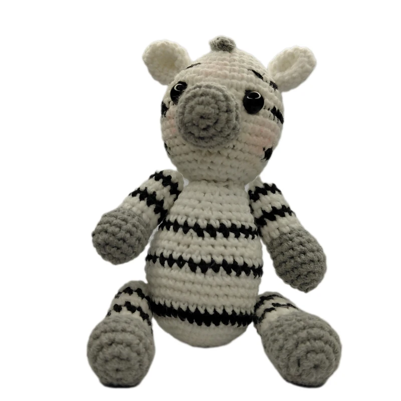 عروسک بافتنی مدل گورخر 