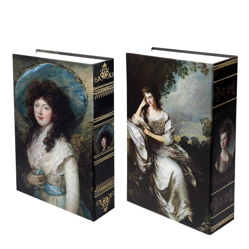 جعبه دکوری مدل کتاب دکوراتیو طرح رنسانس کد 202 مجموعه دو عددی