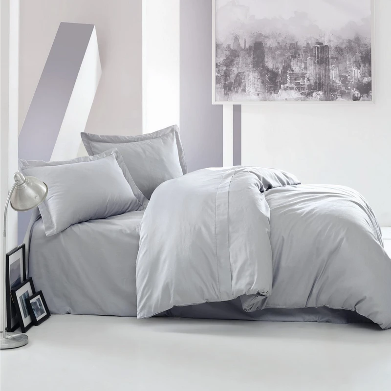 سرویس روتختی کاتن باکس مدل Elegant gri تک نفره 3 تکه