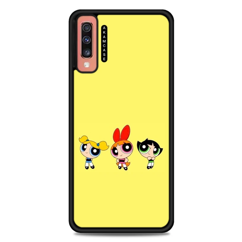 کاور آکام مدل AMCWSGA70-POWERPUFF GIRLS3 مناسب برای گوشی موبایل سامسونگ Galaxy A70