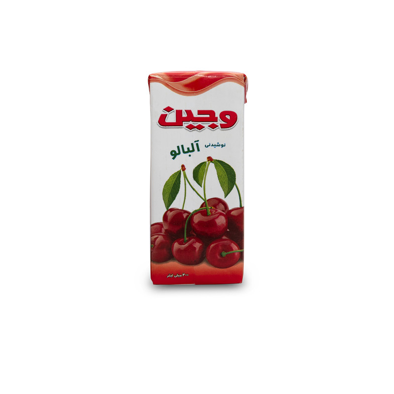آبمیوه آلبالو تتراپک وجین وزن 200 سی سی