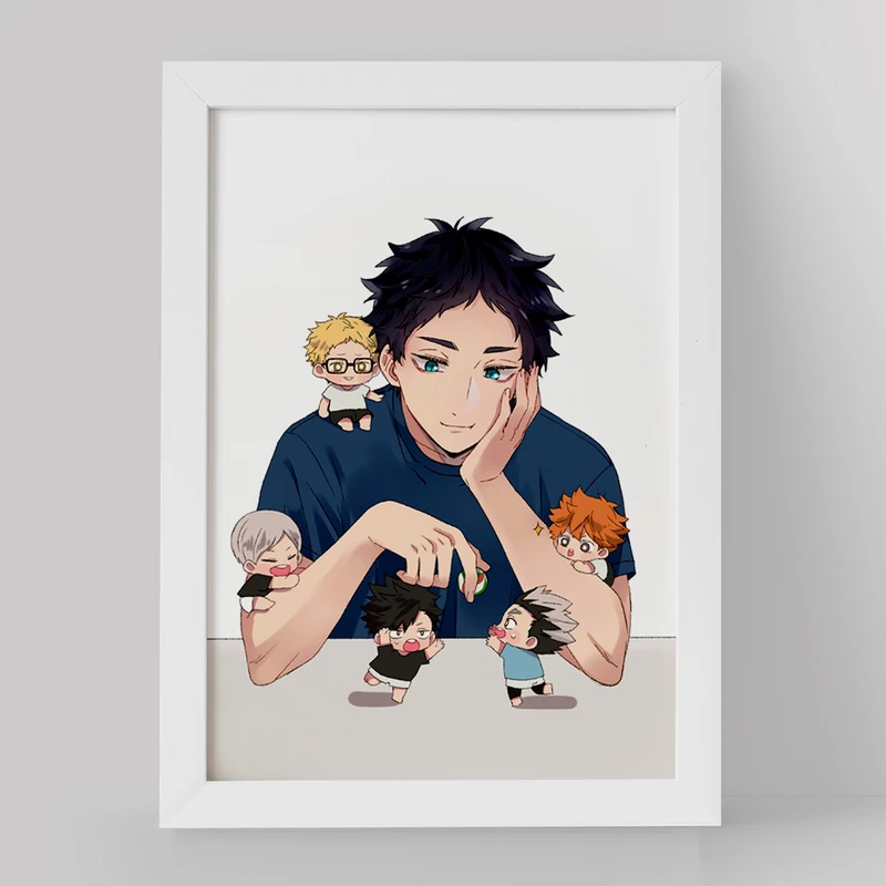 تابلو خندالو مدل تیم کاراسونو انیمه هایکیو Haikyu کد 17792