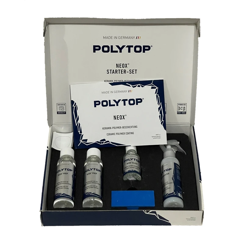 کیت نانوسرامیک خودرو پولیتاپ مدل Neox Ceramic Polymer Coating Starter Kit وزن 1000 گرم بسته 6 عددی