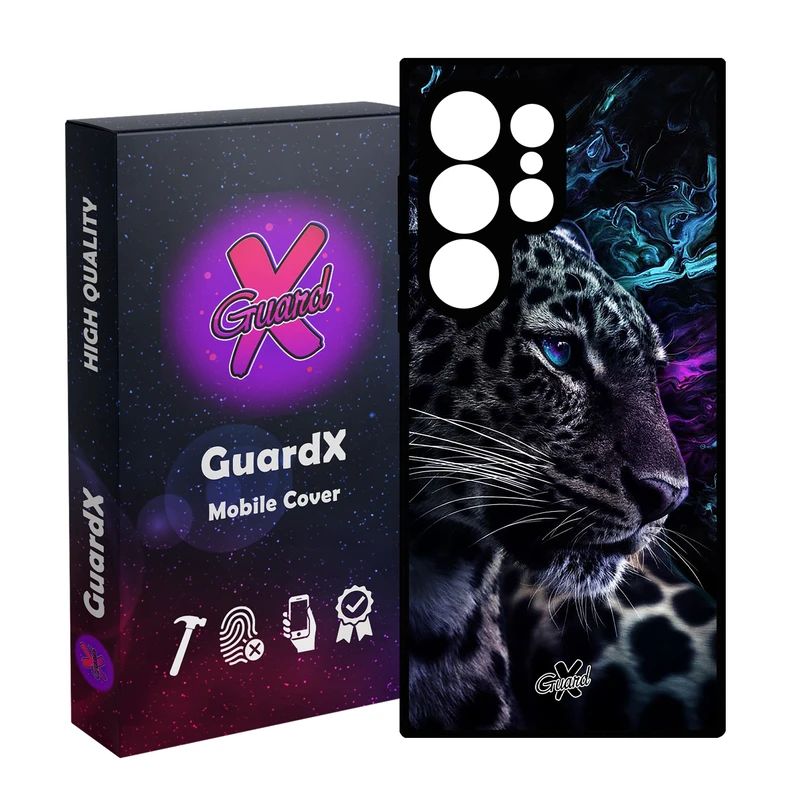 کاور گارد ایکس طرح پلنگ مدل 10250 مناسب برای گوشی موبایل سامسونگ Galaxy S25 Ultra