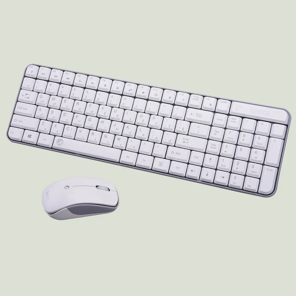 کیبورد و ماوس بی سیم بیاند مدل BMK-2260RF با حروف فارسی