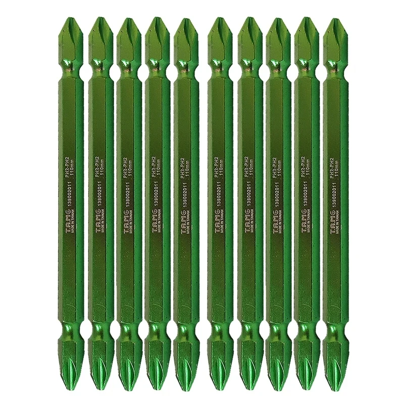 سری پیچ گوشتی دو سر چهار سو تام مدل AJ-TAM-11++g بسته 10 عددی