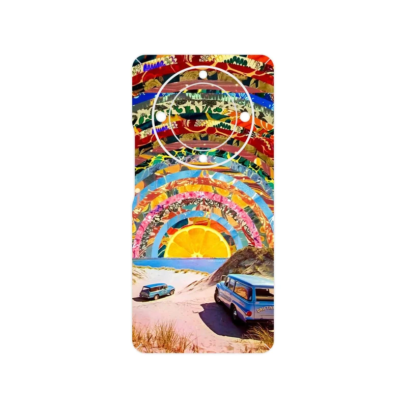 برچسب پوششی ماهوت مدل Collage of Orange Sky مناسب برای گوشی موبایل آنر Magic 5 Lite