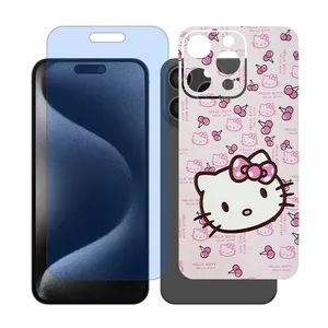 Glass Together model blue cut screen protector Suitable for Apple iPhone 16 Pro Max mobile phone with back cover sticker